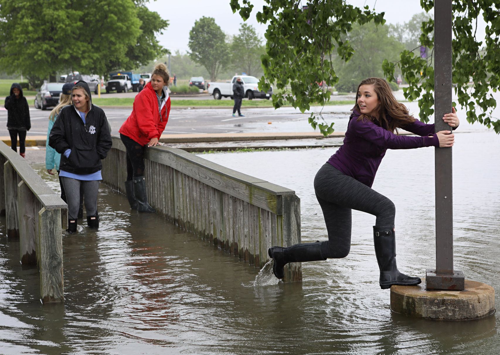Eureka High School flooding